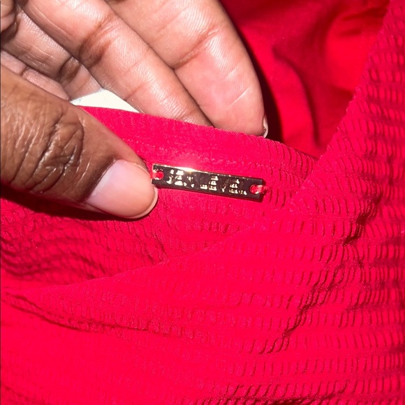 NWOT Sea Level Red One-Shoulder Swimsuit size 12 - Picture 3 of 7